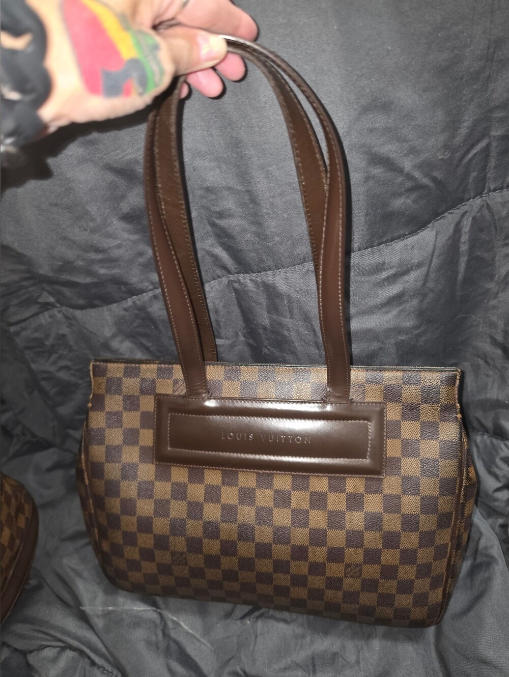AUTH Louis Vuitton Parioli PM in Damier Ebene - Vintage